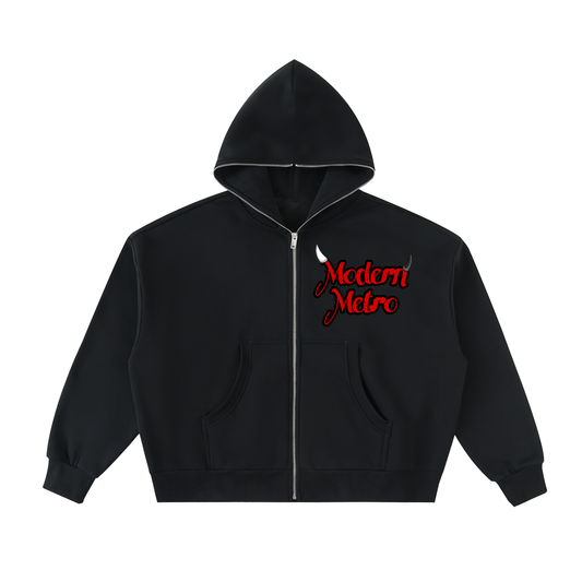 MODERNMETRO’S FULL BOXY ZIP UP